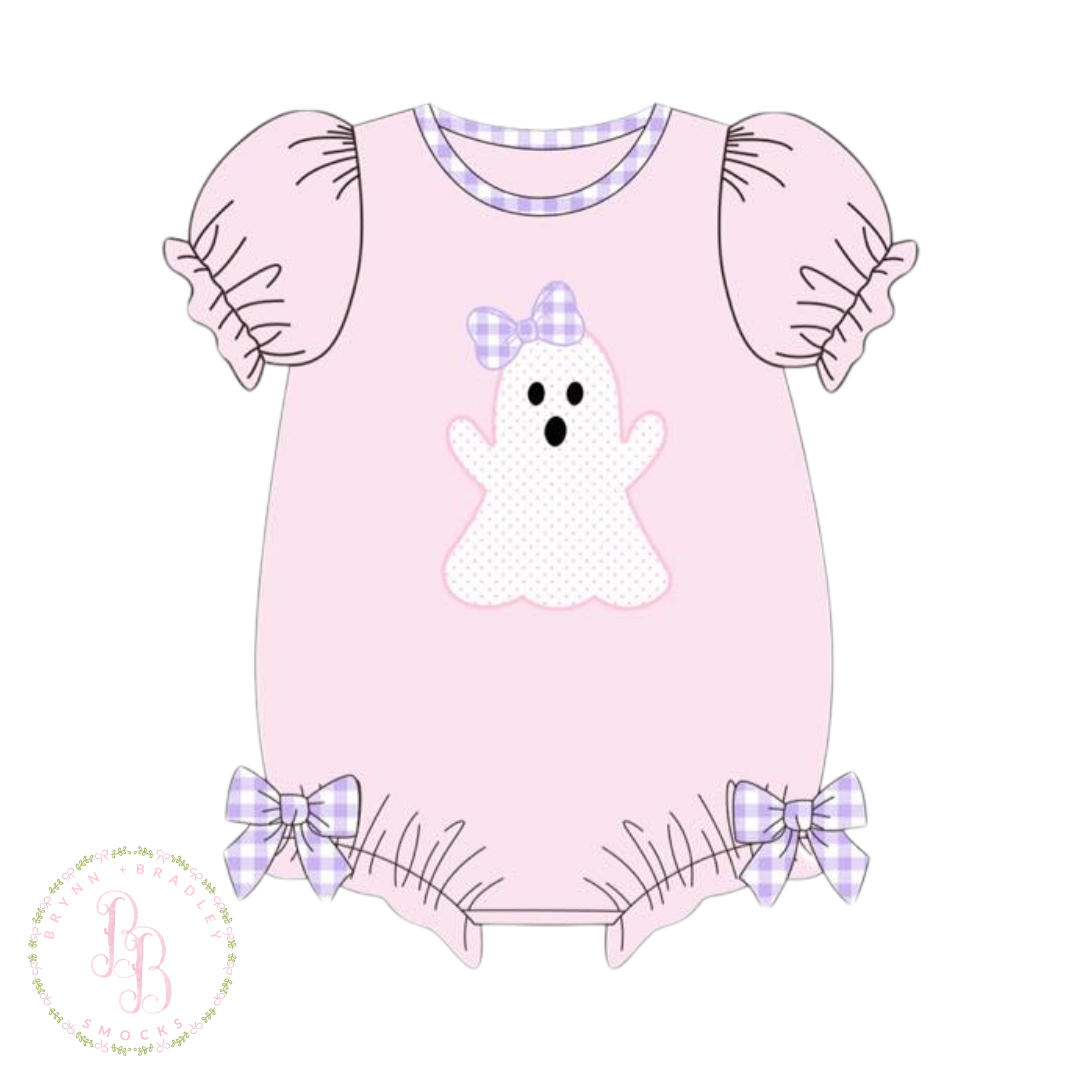 RTS: Gingham Ghosts Girl Bubble