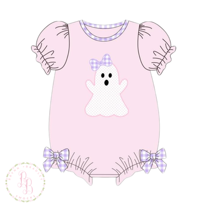 RTS: Gingham Ghosts Girl Bubble