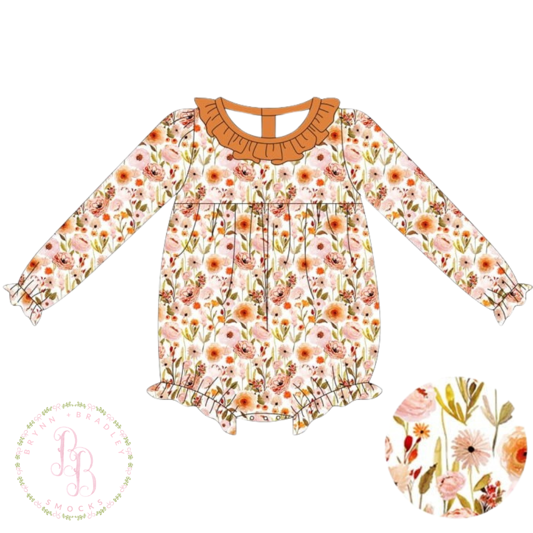 RTS: Autumn Blooms Girl Bubble