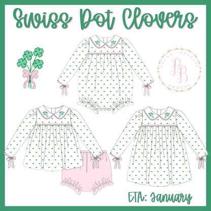 Preorder: Swiss Dot Clovers Collection - ETA: January
