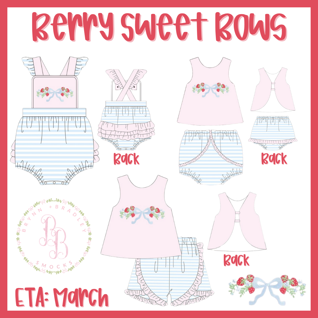 RTS: Berry Sweet Bows Girl Bubble