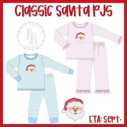 RTS: Classic Santa PJs Boy Pants Set