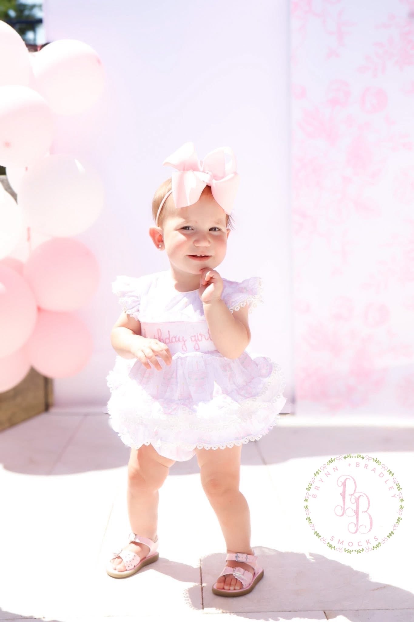 RTS: Birthday Girl Diaper Set + Dress