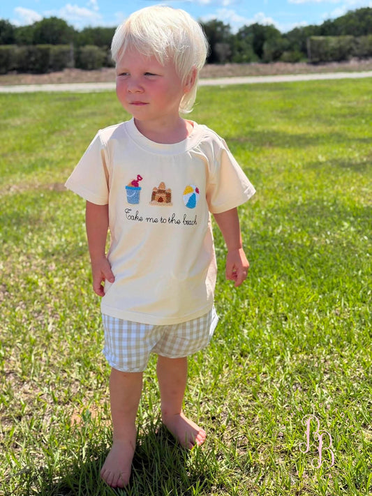 RTS: Take Me to the Beach Boy Shorts Set