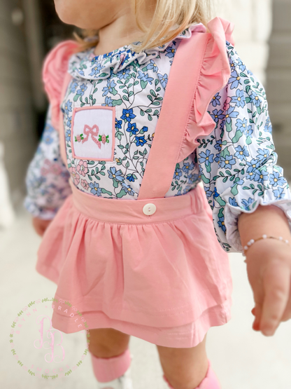 RTS: Bowtanical Vines Girl Skirted Bubble Set