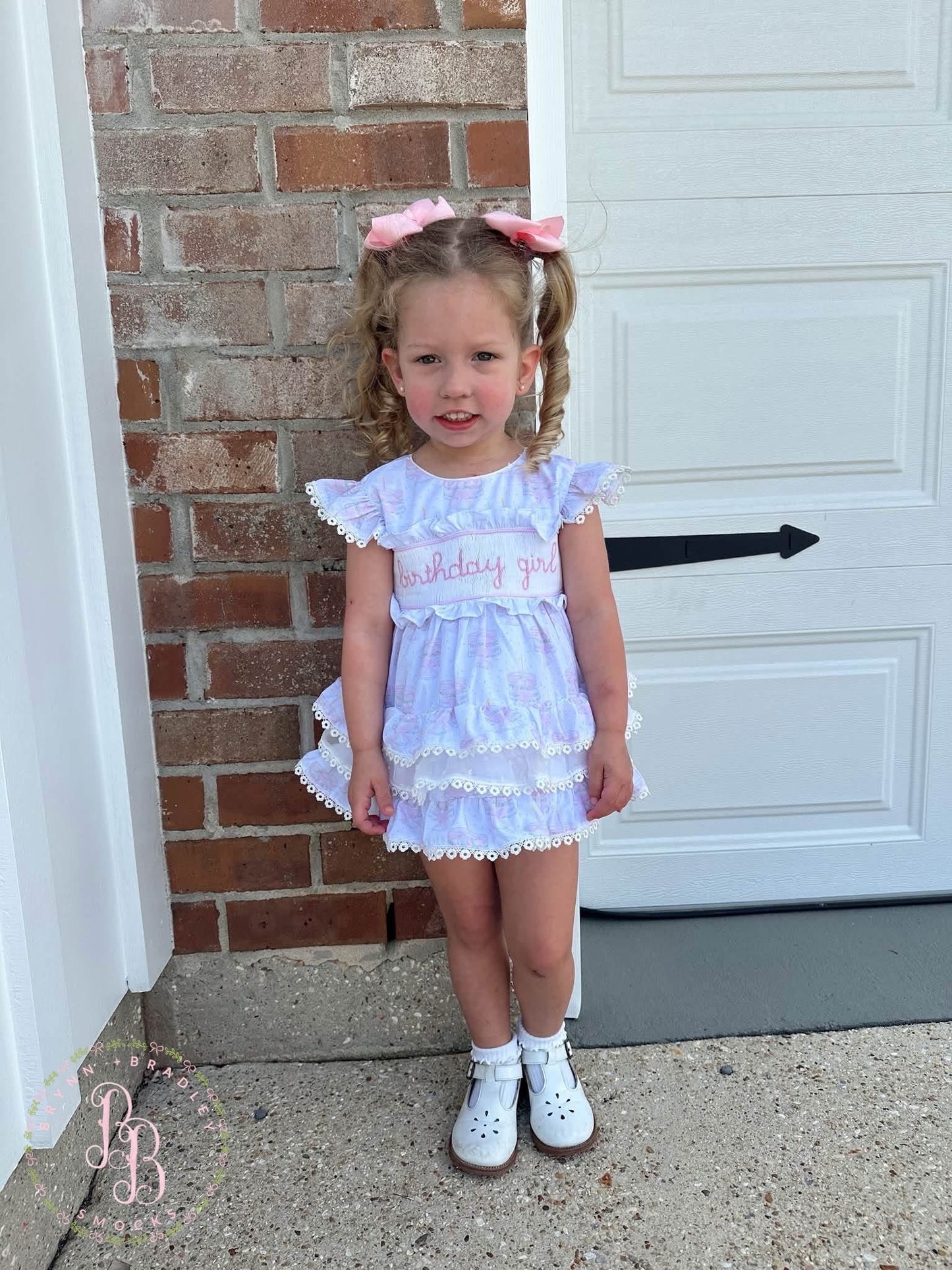 RTS: Birthday Girl Diaper Set + Dress