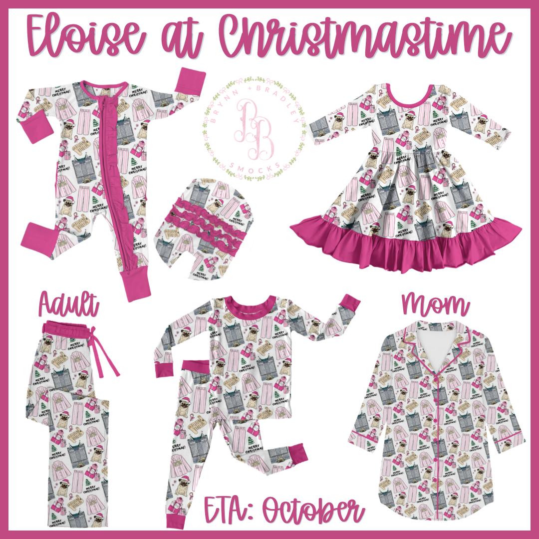 WS Preorder: Christmas Bamboo: Eloise at Christmastime Collection- ETA: October