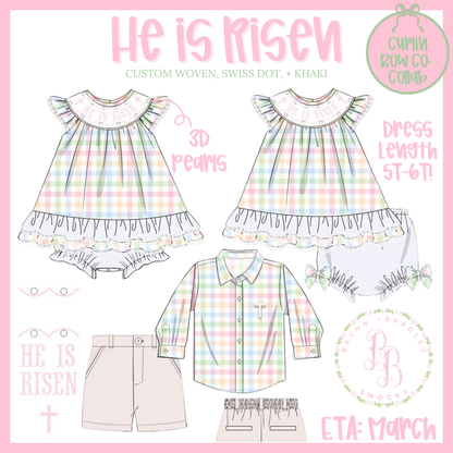 RTS: He is Risen Boy Shorts Set