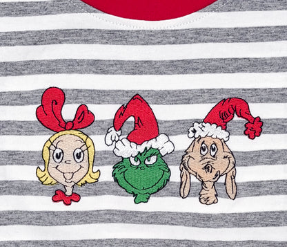 RTS: Whoville Holiday Trio Boy Pants Set