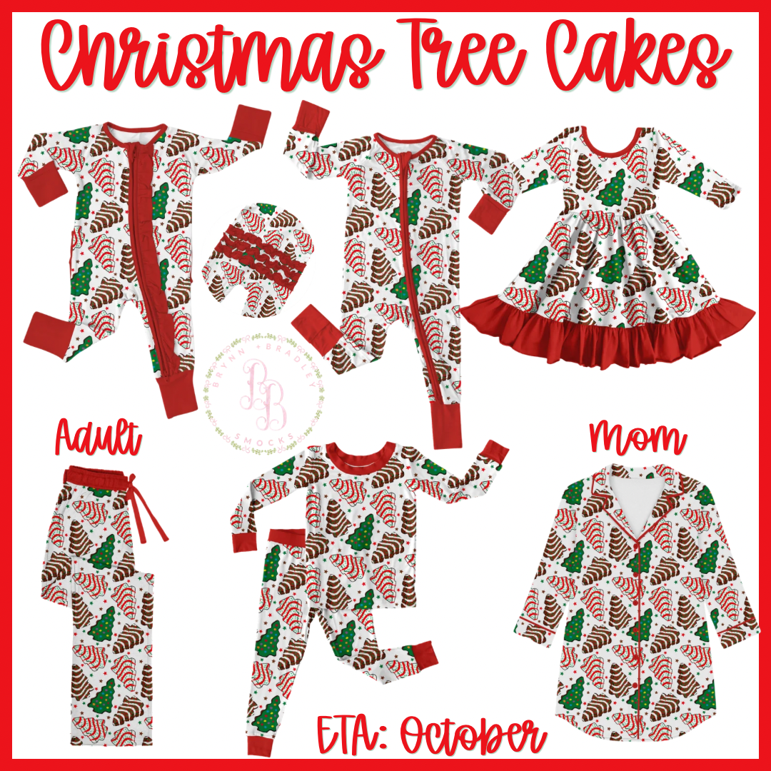 WS Preorder: Christmas Bamboo: Christmas Tree Cakes Collection- ETA: October