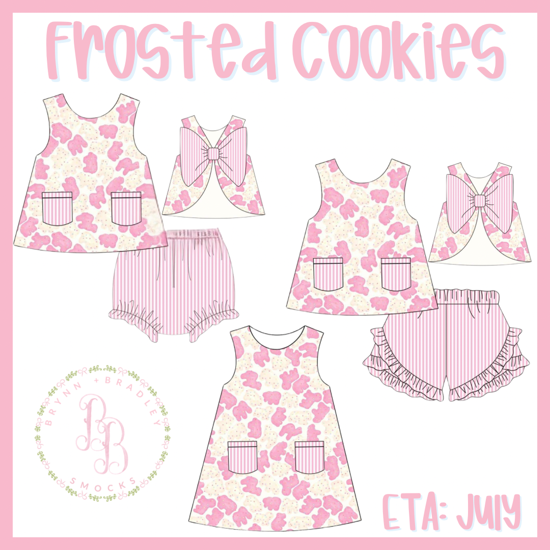 RTS: Frosted Cookies Girl Diaper Set