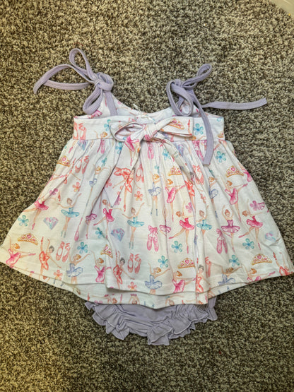 RTS: Tiny Dancer Girl Diaper Set