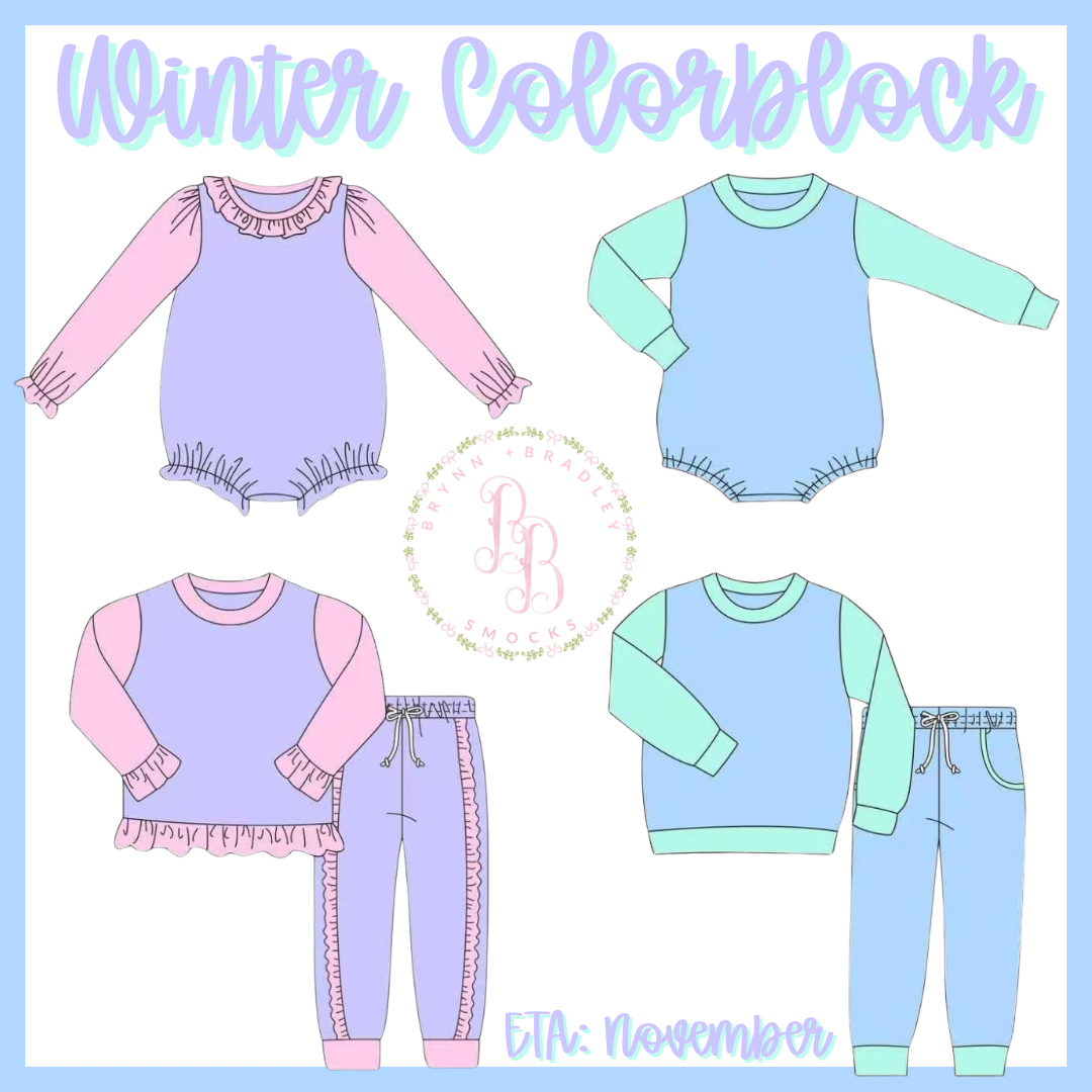 Preorder: Winter Colorblock Collection - ETA: November