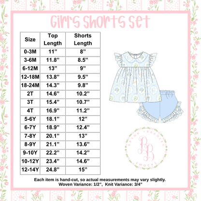 RTS: Primrose Prep Girl Shorts Set