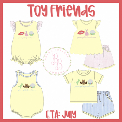 RTS: Toy Friends Girl Shorts Set