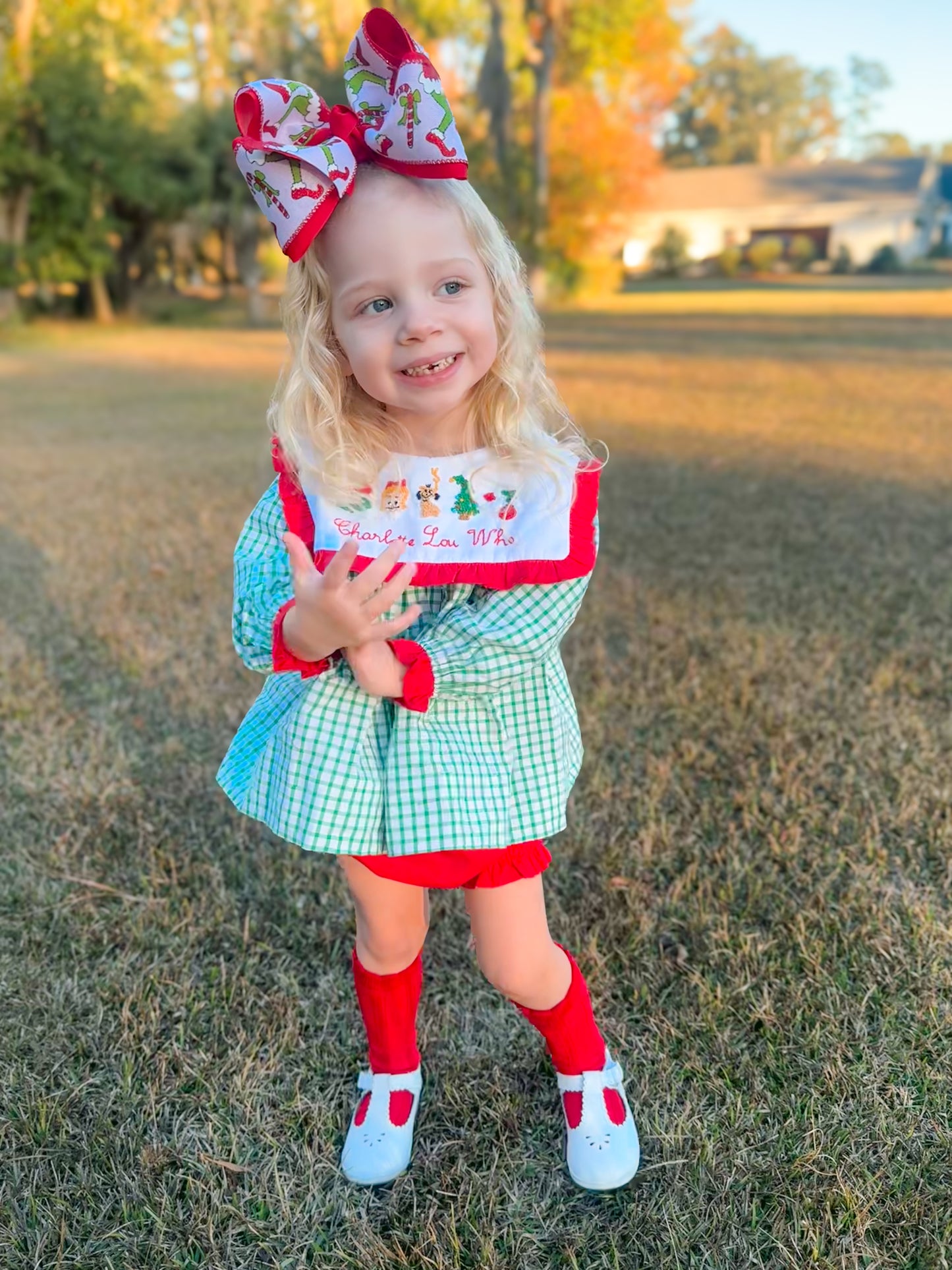 PO30: French Knot Whoville Girl Diaper Set- ETA: October