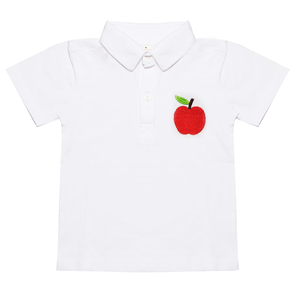 Back To School Boy’s Apple Polo